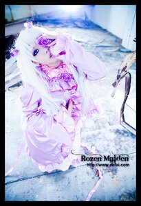 Rating: Safe Score: 0 Tags: 1girl barasuishou black_border blue_eyes blurry copyright_name depth_of_field dress flower frills hair_flower hair_ornament letterboxed long_hair pillarboxed rose solo very_long_hair windowboxed User: admin