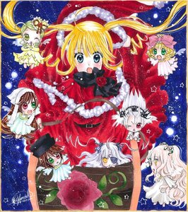 Rating: Safe Score: 0 Tags: 6+girls blonde_hair bow brown_hair christmas dress drill_hair green_eyes hat heterochromia hina_ichigo image kanaria long_hair long_sleeves moon multiple multiple_girls night night_sky one_eye_closed pink_bow red_eyes sack santa_costume santa_hat shinku siblings sisters sky smile souseiseki star_(sky) starry_sky suigintou suiseiseki tagme traditional_media twins twintails very_long_hair wings User: admin