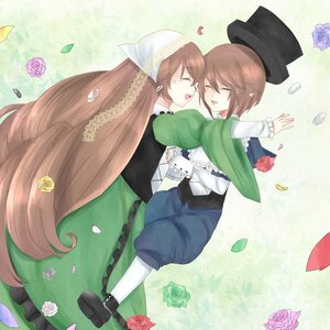 Rating: Safe Score: 0 Tags: 2girls blue_flower blue_rose brown_hair closed_eyes dress flower hat image long_hair multiple_girls pair petals pink_flower pink_rose purple_flower purple_rose red_flower red_rose rose rose_petals short_hair siblings souseiseki suiseiseki twins white_rose yellow_flower yellow_rose User: admin