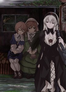 Rating: Safe Score: 0 Tags: 3girls brown_hair closed_eyes dress frills green_eyes head_scarf image lolita_fashion long_hair long_sleeves multiple multiple_girls rose short_hair siblings sisters smile souseiseki suigintou suiseiseki tagme twins User: admin