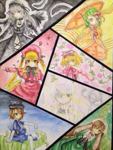 Rating: Safe Score: 0 Tags: blonde_hair blue_eyes bow brown_hair dress flower frills green_eyes green_hair hairband hat heterochromia hina_ichigo image kanaria long_hair looking_at_viewer multiple multiple_girls petals pink_bow pink_dress red_eyes ribbon shinku short_hair siblings silver_hair sisters smile souseiseki suigintou suiseiseki tagme twintails very_long_hair watercolor_(medium) User: admin