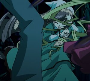 Rating: Safe Score: 0 Tags: black_hair closed_eyes hat image long_hair open_mouth solo suiseiseki triangular_headpiece User: admin
