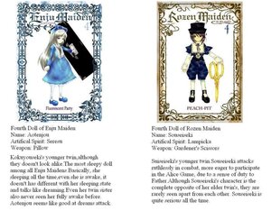 Rating: Safe Score: 0 Tags: 1girl aotenjou blonde_hair blue_dress bow dress english_text enju_maiden hat long_hair long_sleeves pair ribbon shoes souseiseki standing top_hat User: admin