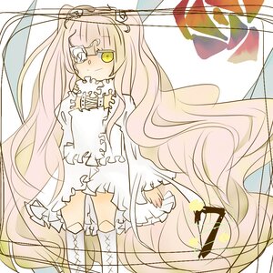 Rating: Safe Score: 0 Tags: 1girl blonde_hair dress eyepatch image kirakishou long_hair mask smile solo very_long_hair yellow_eyes User: admin
