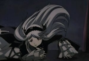 Rating: Safe Score: 0 Tags: 1girl black_ribbon dark dress floating_hair frills hairband image long_hair long_sleeves looking_at_viewer ribbon solo suigintou very_long_hair User: admin