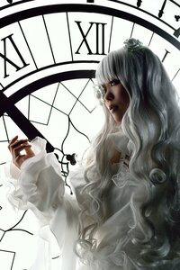 Rating: Safe Score: 0 Tags: 1girl flower frills hair_flower hair_ornament kirakishou lips long_hair profile solo wavy_hair window User: admin