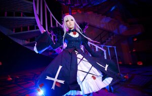 Rating: Safe Score: 0 Tags: 1girl dress long_hair looking_at_viewer solo stained_glass suigintou User: admin
