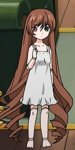 Rating: Safe Score: 0 Tags: 1girl barefoot brown_hair doll_joints dress full_body green_eyes heterochromia image joints long_hair red_eyes sleeveless sleeveless_dress solo standing suiseiseki sundress very_long_hair white_dress User: admin