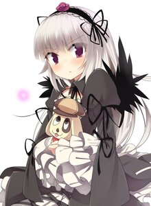 Rating: Safe Score: 0 Tags: 1girl :< bad_id bad_pixiv_id blush dress flower frilled_sleeves frills gothic_lolita hairband image kunkun lolita_fashion lolita_hairband long_hair long_sleeves looking_at_viewer meimei purple_eyes ribbon rose rozen_maiden silver_hair simple_background solo stuffed_animal stuffed_dog suigintou supershiruco wings User: admin