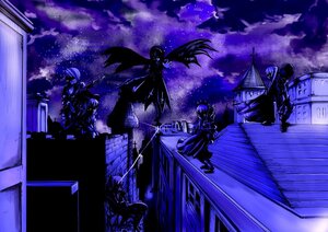 Rating: Safe Score: 0 Tags: auto_tagged hat image moon multiple multiple_boys multiple_girls night night_sky sky star_(sky) starry_sky tagme User: admin