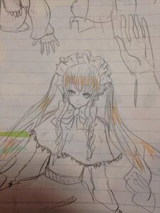 Rating: Safe Score: 0 Tags: 1girl bow detached_sleeves dress frills hakurei_reimu image long_hair long_sleeves shinku sketch solo traditional_media very_long_hair wide_sleeves User: admin