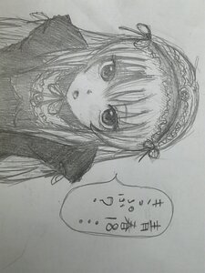 Rating: Safe Score: 0 Tags: 1girl greyscale hairband image long_hair looking_at_viewer monochrome open_mouth ribbon simple_background solo speech_bubble suigintou traditional_media User: admin