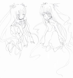 Rating: Safe Score: 0 Tags: 2girls barasuishou bow choker cure_moonlight dress elbow_gloves gloves hair_ornament half_updo image kirakishou long_hair monochrome multiple_girls pair tsukikage_yuri white_background User: admin