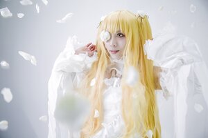 Rating: Safe Score: 0 Tags: 1girl angel angel_wings bird blonde_hair dove dress feathered_wings feathers flower kirakishou lips long_hair petals solo striped vertical_stripes white_feathers white_wings wings User: admin