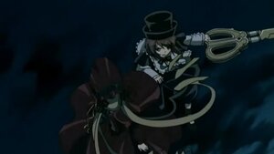 Rating: Safe Score: 0 Tags: 1girl blue_background bow capelet dress hat image instrument long_sleeves pair ribbon shinku short_hair solo souseiseki usami_renko User: admin