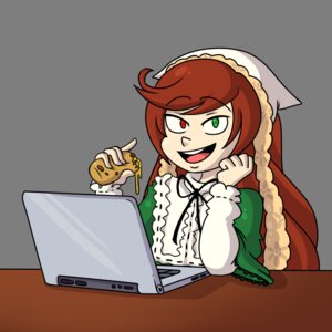 Rating: Safe Score: 0 Tags: 1girl braid brown_hair food frills green_eyes heterochromia image long_hair open_mouth red_eyes smile solo suiseiseki transparent_background User: admin