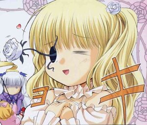 Rating: Safe Score: 0 Tags: 3girls blonde_hair blue_flower blue_rose dress eyepatch flower frills hair_ornament heart image long_hair multiple multiple_girls open_mouth purple_flower purple_rose red_flower red_rose rose shinku smile suigintou tagme User: admin