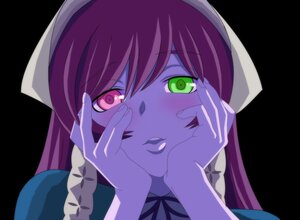 Rating: Safe Score: 3 Tags: 1girl bad_id bad_pixiv_id blush face green_eyes hands hands_on_own_cheeks hands_on_own_face head_scarf heterochromia image long_hair looking_at_viewer lunatic_(phantasy) parody photoshop_(medium) rozen_maiden solo suiseiseki tears yandere yandere_trance User: admin