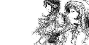 Rating: Safe Score: 0 Tags: 2girls auto_tagged braid greyscale head_wreath image long_hair monochrome multiple_girls pair simple_background smile souseiseki suiseiseki white_background User: admin