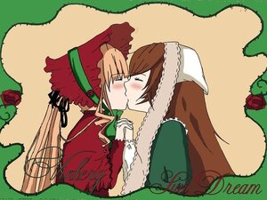 Rating: Safe Score: 0 Tags: 2girls blonde_hair blush bonnet brown_hair closed_eyes dress drill_hair flower green_background head_scarf hina_ichigo holding_hands image kiss long_hair long_sleeves multiple_girls pair pink_rose red_flower red_rose rose shinku siblings sisters souseiseki suigintou suiseiseki twins yuri User: admin