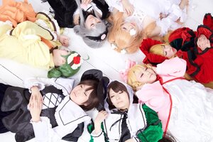 Rating: Safe Score: 0 Tags: 4girls 6+girls 91076 blonde_hair bow brown_hair closed_eyes dress flower hat hina_ichigo long_hair multiple_boys multiple_cosplay multiple_girls rose shinku silver_hair sleeping souseiseki suigintou suiseiseki tagme top_hat User: admin