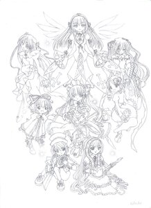Rating: Safe Score: 0 Tags: akemi_homura bow dress drill_hair feathered_wings gloves hat image long_hair magical_girl monochrome multiple multiple_girls ribbon smile tagme twin_drills weapon wings User: admin