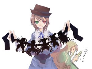 Rating: Safe Score: 0 Tags: 2girls brown_hair dress frills green_dress green_eyes hat heterochromia holding image long_hair long_sleeves looking_at_viewer multiple multiple_girls red_eyes ribbon scissors short_hair siblings simple_background sisters smile souseiseki suiseiseki tagme top_hat twins very_long_hair white_background User: admin