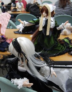 Rating: Safe Score: 0 Tags: 4girls black_dress blurry blurry_background blurry_foreground brown_hair depth_of_field doll dress frills green_dress hairband lolita_hairband long_hair long_sleeves motion_blur multiple_dolls multiple_girls photo shinku silver_hair sisters suigintou suiseiseki tagme very_long_hair wings User: admin