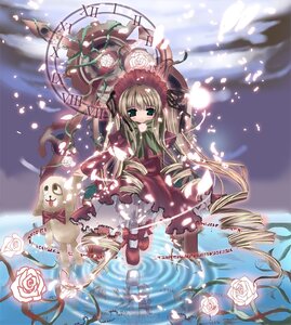 Rating: Safe Score: 0 Tags: 1girl artist_request blonde_hair bloomers blush bonnet bow bowtie clock dress drill_hair expressionless flower frills image kunkun long_hair long_sleeves looking_at_viewer pink_flower pink_rose puffy_long_sleeves puffy_sleeves pumps red_dress roman_numeral rose rozen_maiden shinku sidelocks solo stuffed_animal stuffed_dog thorns twin_drills twintails underwear very_long_hair vines water white_flower white_rose User: admin