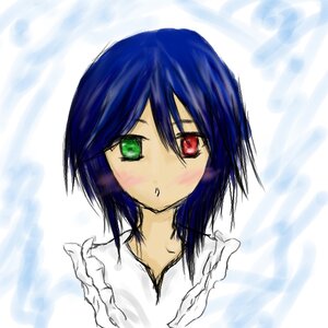 Rating: Safe Score: 0 Tags: 1girl blue_hair blush green_eyes heterochromia image looking_at_viewer rain red_eyes short_hair solo souseiseki striped striped_background upper_body vertical_stripes User: admin