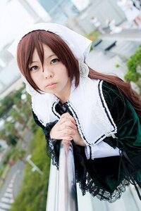 Rating: Safe Score: 0 Tags: 1girl black_dress blurry blurry_background blurry_foreground brown_hair building depth_of_field dress lace lips long_hair long_sleeves looking_at_viewer outdoors photo solo suiseiseki upper_body User: admin
