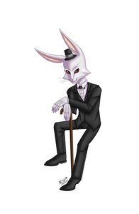 Rating: Safe Score: 0 Tags: artist_name collared_shirt formal full_body furry gloves image jacket laplace_no_ma long_sleeves looking_at_viewer necktie pants pinstripe_pattern red_eyes shirt signature sitting solo striped suit vertical_stripes vest wing_collar User: admin