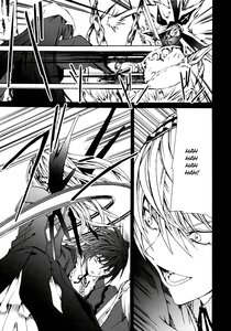 Rating: Safe Score: 0 Tags: comic doujinshi doujinshi_#13 greyscale image monochrome multiple multiple_boys multiple_girls short_hair sword weapon User: admin