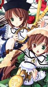 Rating: Safe Score: 0 Tags: 2girls :o brown_hair dress flower green_dress green_eyes hat head_scarf heterochromia image long_hair long_sleeves multiple_girls open_mouth pair red_eyes rose short_hair siblings sisters souseiseki suiseiseki twins watering_can User: admin