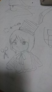 Rating: Safe Score: 0 Tags: 1girl hat image monochrome neck_ribbon ribbon short_hair sketch solo souseiseki traditional_media User: admin