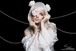 Rating: Safe Score: 0 Tags: 1girl anchor bdsm bondage bound broken broken_chain chain chain_necklace chained closed_mouth collar cuffs flail flower gold_chain hair_flower hair_ornament handcuffs kirakishou leash lips lock metal_collar pocket_watch restrained shackles sickle simple_background slave solo swing upper_body white_flower white_hair white_rose User: admin