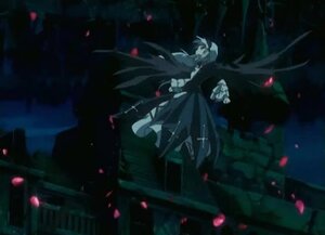 Rating: Safe Score: 0 Tags: 1girl bat_wings dark dress hat image night petals remilia_scarlet short_hair solo suigintou wings User: admin