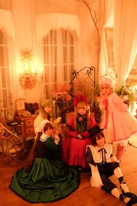 Rating: Safe Score: 0 Tags: 2boys blonde_hair bow brother_and_sister closed_eyes curtains dress flower hair_ornament hat kagamine_len multiple_boys multiple_cosplay multiple_girls ribbon short_hair siblings sitting tagme twins User: admin