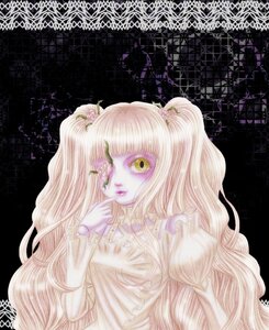Rating: Safe Score: 0 Tags: 1girl dress flower hair_flower hair_ornament image kirakishou long_hair pale_skin pink_hair rose solo thorns twintails very_long_hair vines yellow_eyes User: admin