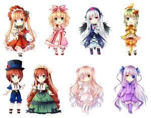 Rating: Safe Score: 0 Tags: 6+girls :d ;d barasuishou blonde_hair blue_eyes bow brown_hair chibi commentary_request dress drill_hair flower full_body green_eyes gyaza hair_ornament hairband hat heterochromia hina_ichigo image kanaria kirakishou lolita_fashion lolita_hairband long_hair multiple multiple_girls one_eye_closed open_mouth photoshop_(medium) pink_bow red_eyes rose rozen_maiden shinku short_hair smile souseiseki suigintou suiseiseki tagme twin_drills twins twintails two_side_up v-shaped_eyebrows very_long_hair wings yellow_eyes User: admin