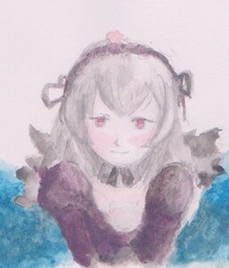 Rating: Safe Score: 0 Tags: 1girl black_dress blush choker closed_mouth detached_collar dress fur_trim image kanzaki_ranko long_hair looking_at_viewer smile solo suigintou User: admin