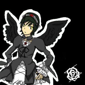 Rating: Safe Score: 0 Tags: angel_wings black_hair black_wings dress feathered_wings frilled_sleeves frills gothic_lolita hairband image lolita_fashion long_sleeves ribbon short_hair solo suigintou wings yellow_eyes User: admin