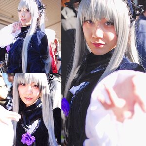 Rating: Safe Score: 0 Tags: bangs black_eyes blurry closed_mouth depth_of_field flower hair_ornament hairband lips lolita_hairband long_hair long_sleeves looking_at_viewer multiple_girls photo realistic red_lips rose silver_hair solo suigintou white_hair User: admin