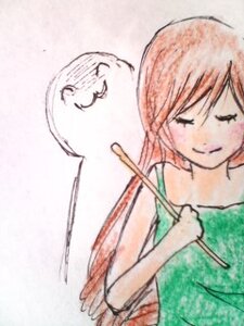 Rating: Safe Score: 0 Tags: 1girl animal blush closed_eyes green_shirt image smile solo suiseiseki upper_body User: admin