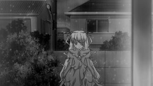 Rating: Safe Score: 0 Tags: 1girl auto_tagged barasuishou building dress greyscale hair_ribbon image kaname_madoka lamppost long_hair monochrome outdoors solo ultimate_madoka very_long_hair User: admin