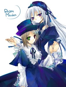 Rating: Safe Score: 0 Tags: 2girls black_dress blonde_hair blue_dress brown_hair collar dress frills green_eyes hairband hat heterochromia holding_hands image lolita_hairband long_hair long_sleeves looking_at_viewer multiple_girls pair pink_eyes red_eyes ribbon rozen_maiden short_hair silver_hair simple_background smile souseiseki suigintou suzushiro_kurumi text_focus top_hat very_long_hair white_background User: admin