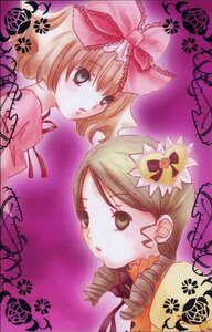 Rating: Safe Score: 0 Tags: 2girls blonde_hair bow brown_hair crown drill_hair hina_ichigo hinaichigo image kanaria looking_at_viewer multiple_girls pair pink_bow short_hair siblings sisters twin_drills User: admin