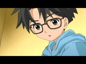 Rating: Safe Score: 0 Tags: 1boy :o black-framed_eyewear black_hair blue-framed_eyewear blush brown_eyes close-up face glasses hood hoodie human katsuki_yuuri letterboxed looking_at_viewer sakurada_jun screenshot simple_background solo upper_body User: admin