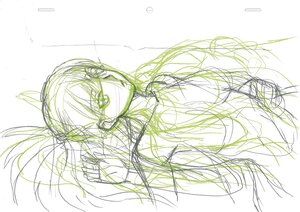 Rating: Safe Score: 0 Tags: 1girl barasuishou bdsm image long_hair monochrome sketch solo traditional_media User: admin