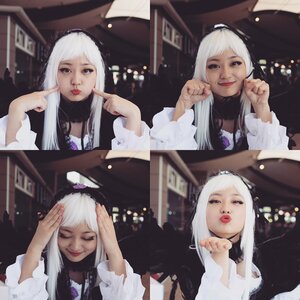 Rating: Safe Score: 0 Tags: 1girl 3d bangs closed_eyes long_hair long_sleeves looking_at_viewer photo realistic red_lips solo suigintou white_hair User: admin